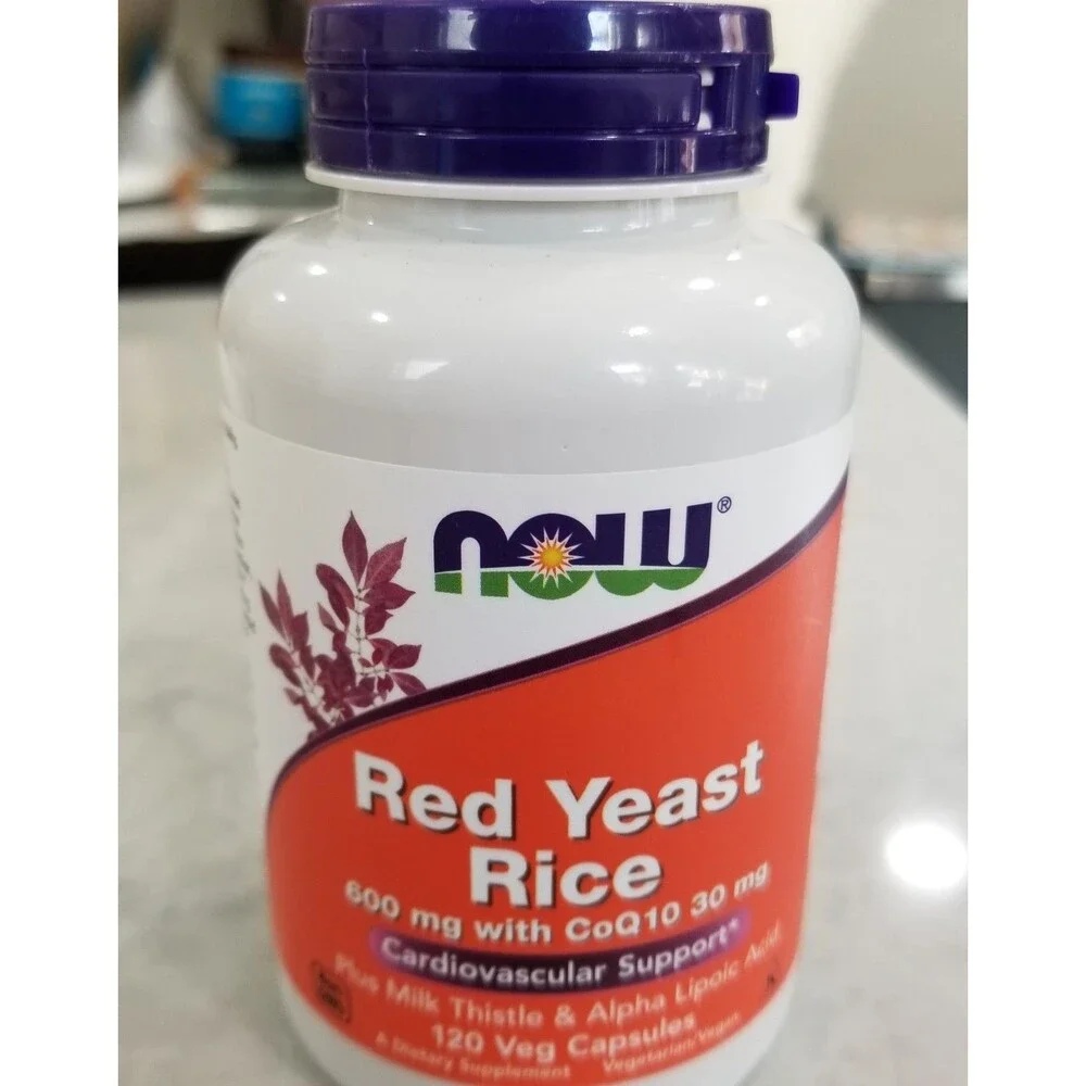 Now red yeast rice 600mg with coq10 30mg 120 veg capsules - Picture 3 of 7